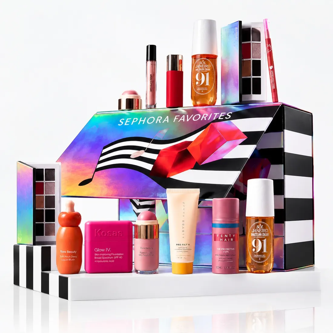 Le coffret fermé, prêt à offrir