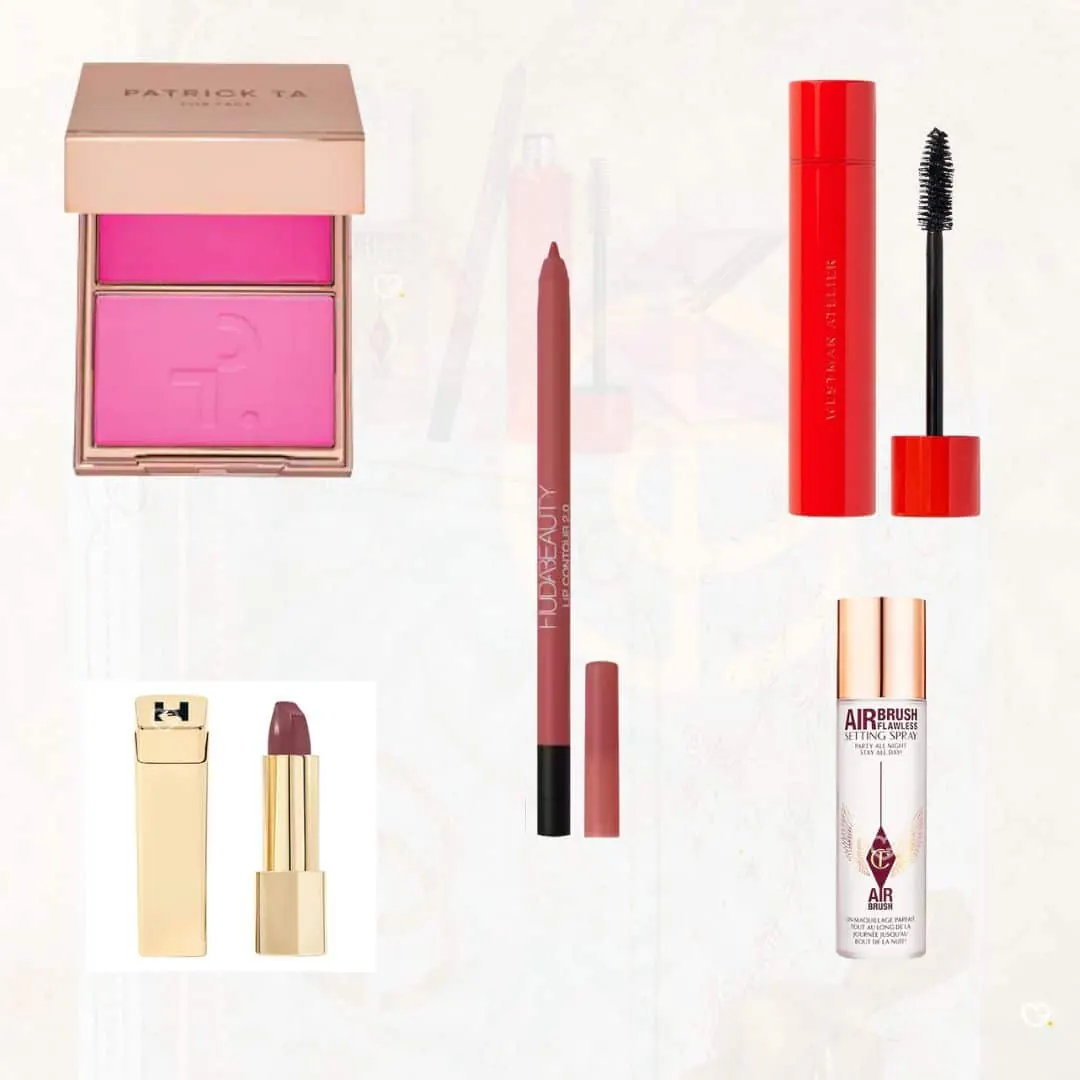 Les produits du coffret Cult Beauty à plat